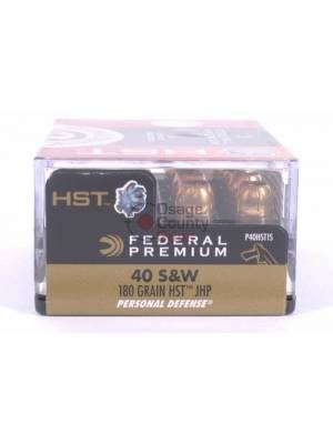 Federal .40 S&W Premium HST 180gr JHP – 200 Rounds