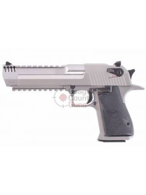 Magnum Research Desert Eagle 6″ .50 AE – Stainless Rail w/ Muzzle Brake