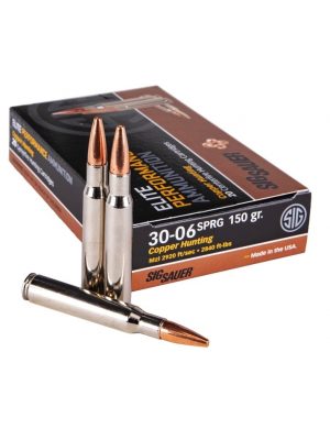 Sig Sauer Ammo Elite Copper Hunting, 150gr, 30-06 SPRG, 20rd