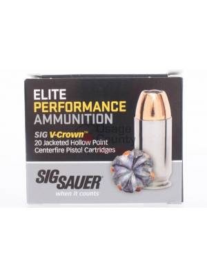 Sig Sauer Elite V-Crown .45 ACP JHP 200gr – 20RD