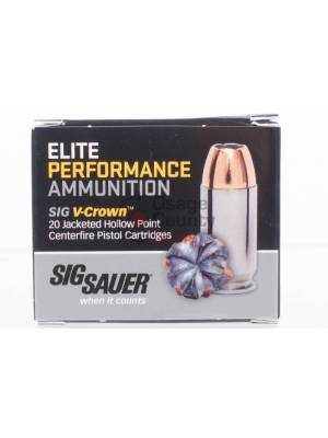 Sig Sauer Elite V-Crown 9mm HP 115gr – 20RD