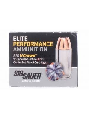 Sig Sauer Elite V-Crown 9mm HP 147gr – 20RD
