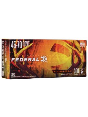 Federal Fusion, .45-70 Govt Ammo, 300gr, 20rd