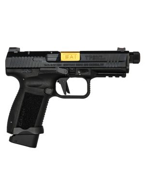 Canik TP9SF Elite Combat Exclusive, 4.73″ BBL Salient PVD Gold Finish TB, 9mm, 15/18rd