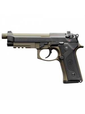 Beretta M9A3 Type F Green & Black – 5.1″ 9mm (17rd)