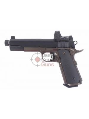 Ed Brown Kobra Battle Bronze Two-Tone – Theaded Barrel & Trijicon RMR
