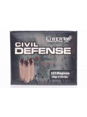 Liberty Ammunition Civil Defense .357 Mag 50gr HP