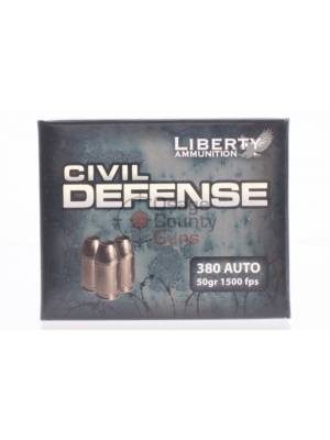 Liberty Ammunition Civil Defense .380 ACP 50gr HP