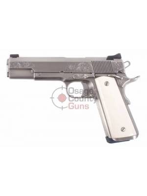 Nighthawk Custom VIP 5″ .45 ACP – Hand Engraved w/ Case