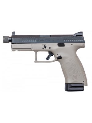 CZ P-10 C Urban Grey Suppressor-Ready – 4.6″ 9mm