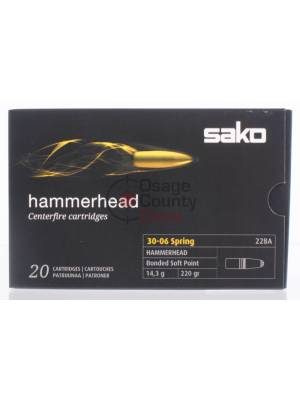 Sako Hammerhead 220gr SP Bonded Core .30-06 – 20rds