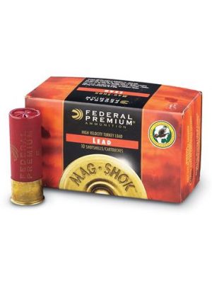 Federal Ammo Mag-Shok Turkey Load, 3-1/2″, 2oz, 5 Shot, 12ga