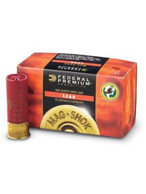 Federal Ammo Mag-Shok Turkey Load, 3″, 1-3/4oz, 5 Shot, 12ga