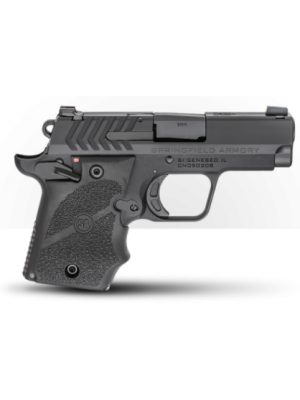 Springfield Armory 911 Nitride w/ Hogue Rubber Grips Pistol, 9mm, 3″ BBL, 6rd/7rd