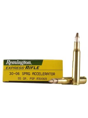 Remington Ammo Express Rifle, 55gr, 30-06 SPRG, 20rd