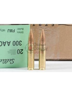 Sellier & Bellot .300 Blackout 147gr – 1000 Rounds