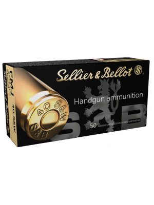 S&B FMJ Handgun Ammo – .40 S&W – 180gr – 50rd
