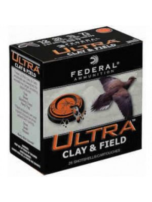 Federal 12ga Ultra Clay & Field Shells, 1 1/8oz, 7.5 Shot, 25rd