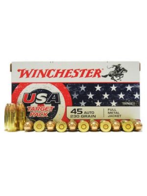 Winchester USA Target Pack FMJ – .45 ACP – 230gr – 50rd