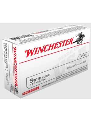 Winchester 9mm FMJ 115gr – 50rd