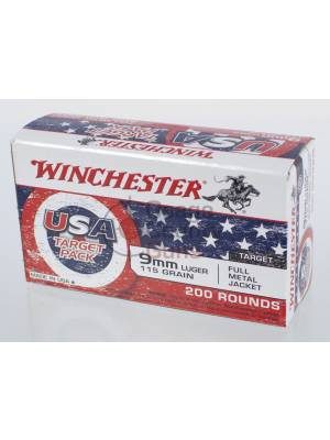 Winchester USA Target Value Pack – 9mm – 115gr – 200rd