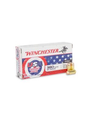 Winchester USA Target Pack FMJ – .380 ACP – 95gr – 50rd