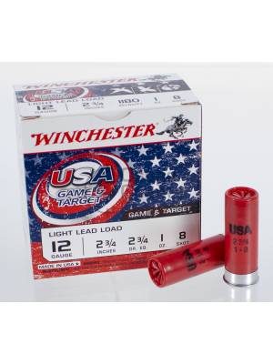 Winchester USA Game & Target – 12ga – 2-3/4″ – 1oz – 8 Shot – 25rd