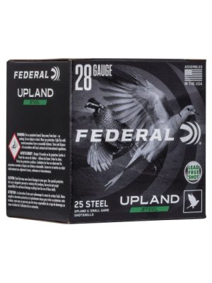 Federal Upland Steel – 28ga – 2-3/4″ – 5/8oz – 6 Shot – 25rd