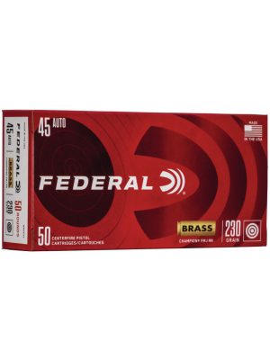 Federal Champion .45 ACP, 230gr, 50rd Box
