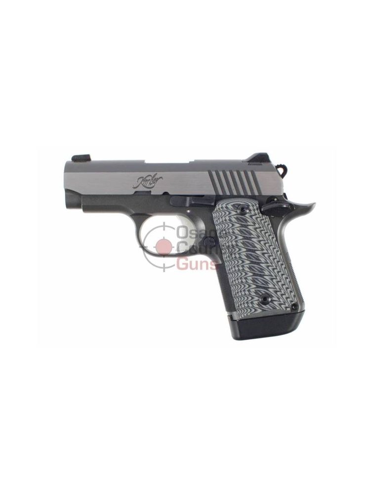 Kimber Micro 9 Eclipse, 9mm, 3.15″ BBL, 1:16″ Twist, 7rd