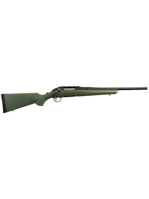 Ruger American Predator Rifle, Moss Green Synthetic, .308 Win, 18″ BBL, 1:10″ Twist, 4rd