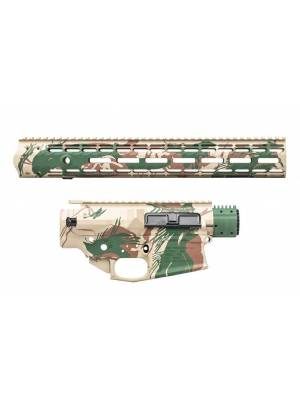 Aero Precision M5E1 Builder Set w/ 15″ M-LOK Handguard – Rhodesian Brushstroke Camo