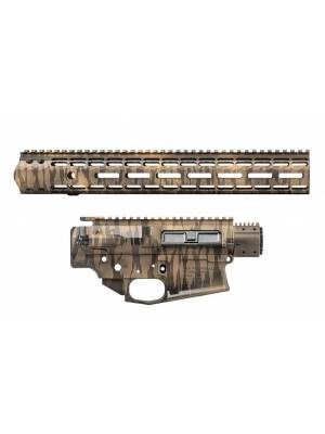 Aero Precision M5E1 Builder Set w/ 15″ M-LOK Handguard – Exotic Tiger Stripe