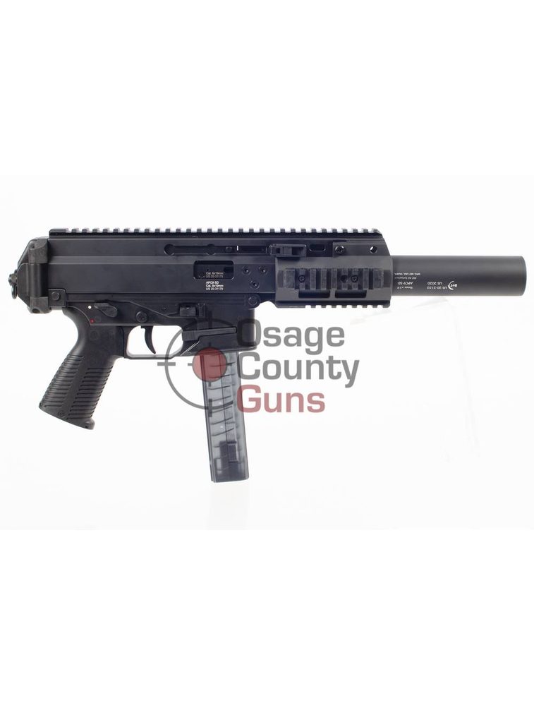 B&T APC9-SD Pro, 9mm, 5.75″ BBL, 10″ Suppressor, 30rd