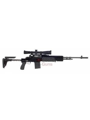 Springfield M1A w/ Sage EBR Stock + Leupold Mark 4 Scope, .308, 22″ BBL, 10rd/20rd – USED