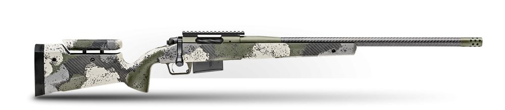 MODEL 2020 WAYPOINT RIFLE, ADJUSTABLE W/ CARBON FIBER BARREL 6.5 PRC|EVERGREEN CAMO (BAW92465PRCCFGA)
