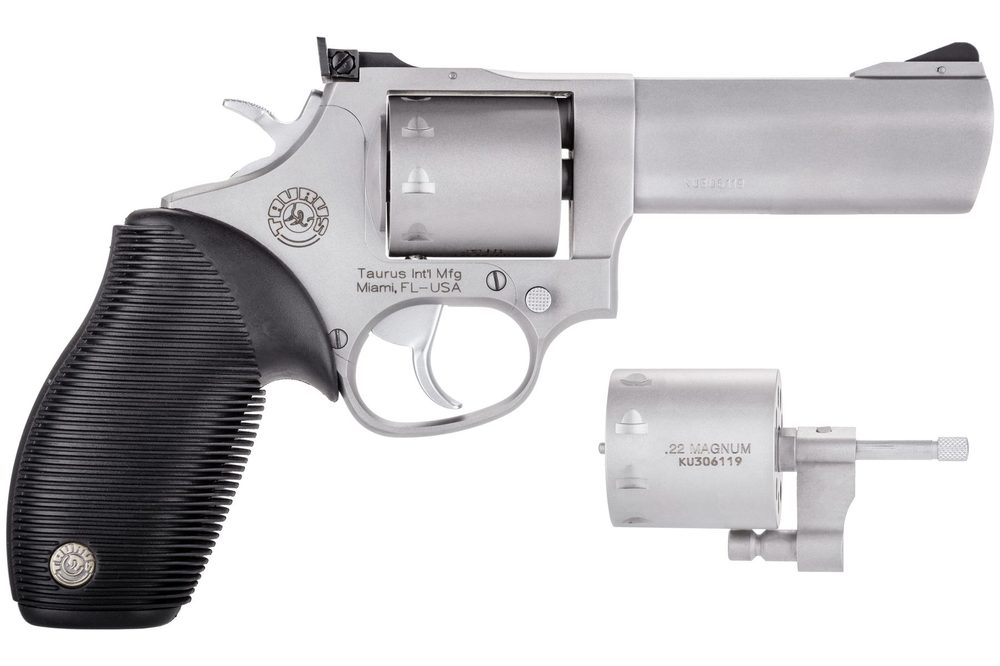 22 LR / 22 WMR Matte Stainless 4.00 in. Ribber Grip®