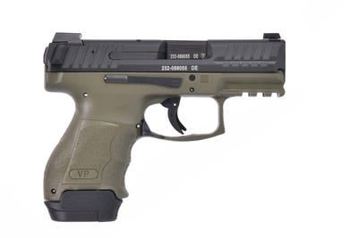 HECKLER AND KOCH VP9SK GREEN 9MM 3.39″ BARREL 15-ROUNDS LUMINOUS FRONT SIGHT