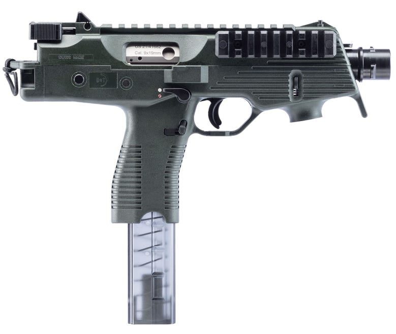 B&T TP9 PISTOL OD GREEN 9MM 5″ BARREL 30-ROUNDS