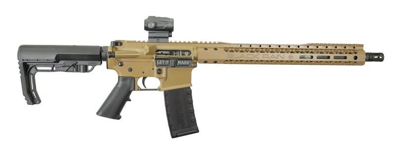 BLACK RAIN ORDNANCE SPEC-15 FDE 5.56 16″ BARREL 30-ROUNDS W/RED DOT