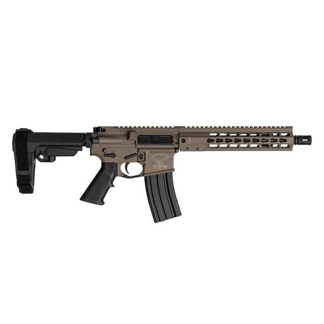 BRIGADE AR-15 PISTOL FLAT DARK EARTH 5.56 NATO/.223 REM 10.5″ BARREL 30-ROUNDS