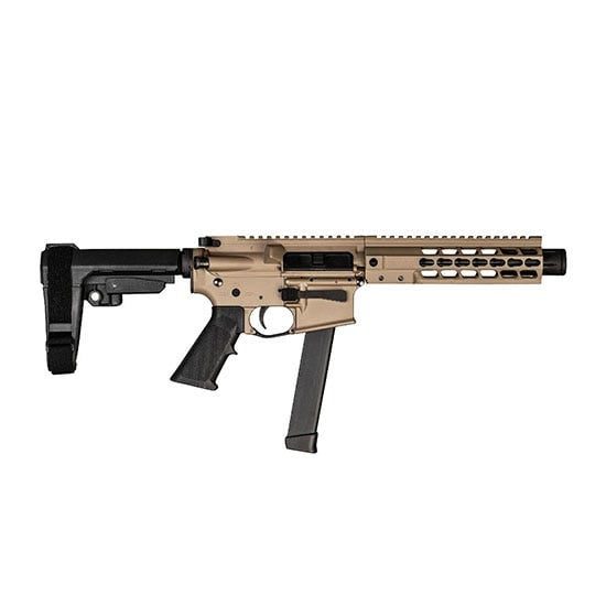 BRIGADE BM-9 PISTOL FLAT DARK EARTH 9MM 9″ BARREL 33-ROUNDS