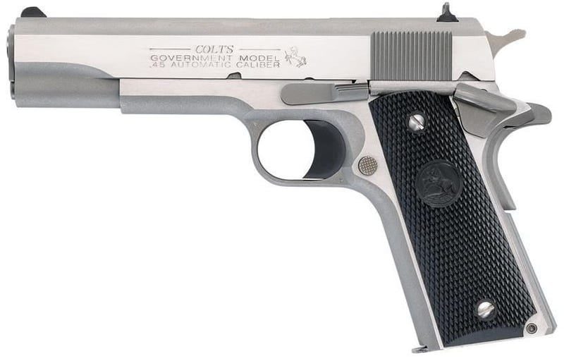 COLT 1911 GOVERNMENT 45ACP 5-INCH SS 7RDS 1991-SERIES