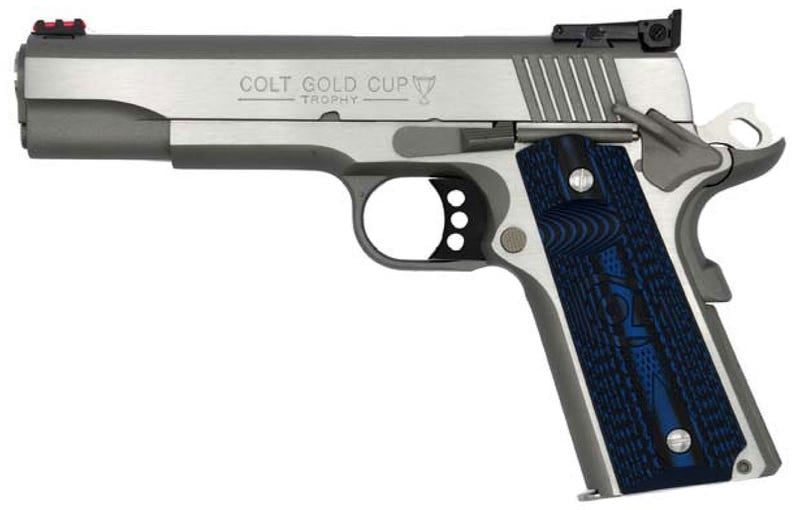 COLT FIREARMS GOLD CUP LITE 1911 STAINLESS .38 SUPER 5″ BARREL 9-ROUNDS ADJUSTABLE SIGHTS
