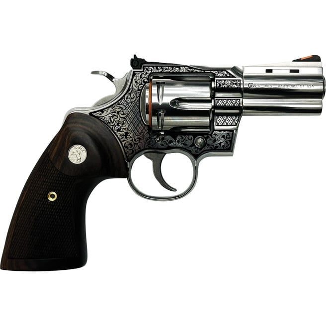 COLT FIREARMS PYTHON FILLIGREE STAINLESS / WALNUT .357 MAG 3″ BARREL 6-ROUNDS
