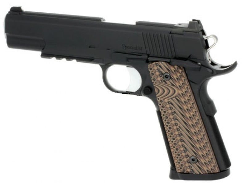 DAN WESSON SPECIALIST COMMANDER .45 ACP 4.25″ BARREL 8-ROUNDS NIGHT SIGHTS