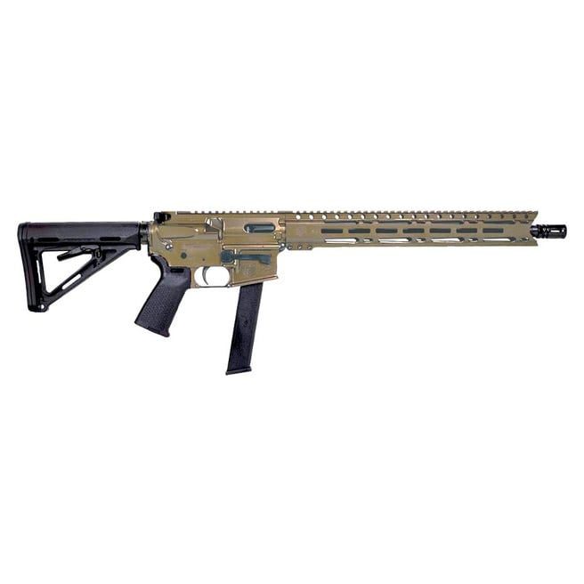 DIAMONDBACK DB9R BURNT BRONZE 9MM 16″ BARREL 32-ROUNDS M-LOK HANDGUARD