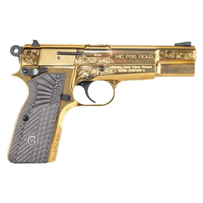 EAA CORP GIRSAN MCP35 GOLD ENGRAVED 9MM 4.87″ BARREL 15-ROUNDS