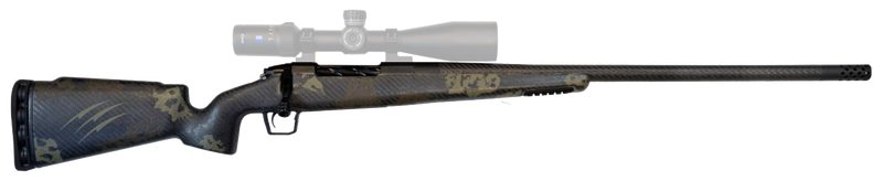 FIERCE FIREARMS CARBON RIVAL LR MIDNIGHT BRONZE CAMO 6.5 PRC 24″ BARREL INCLUDES ZEISS SCOPE