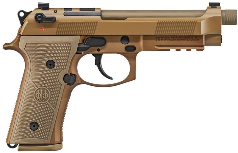 BERETTA M9A4 G FLAT DARK EARTH 9MM 5″ BARREL 18-ROUNDS NIGHT SIGHTS